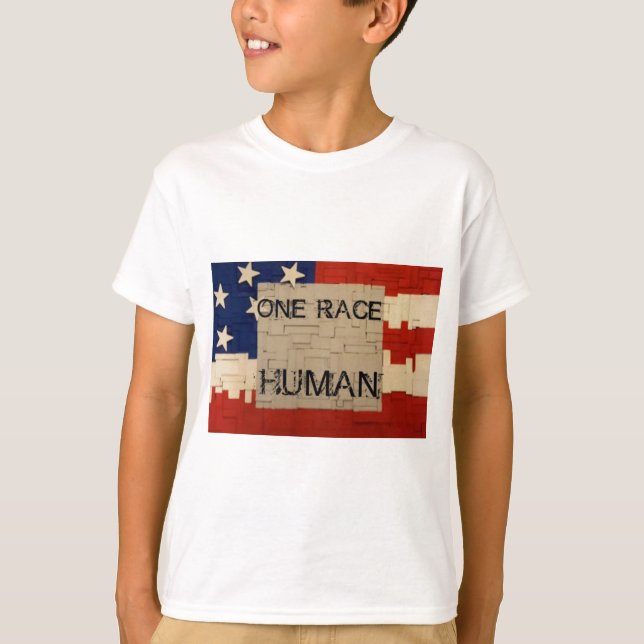 One Race Human T-Shirt (Front)