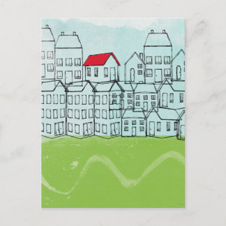 One Red Roof Postcard