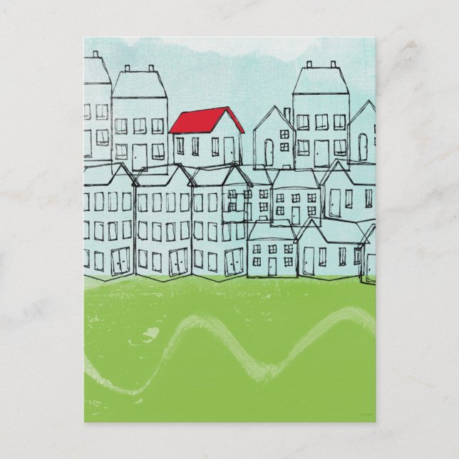 One Red Roof Postcard (Front)