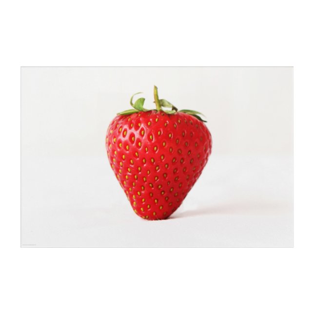 One Red Strawberry 36x24 (90x60cm) waacna Acrylic Print (Front)