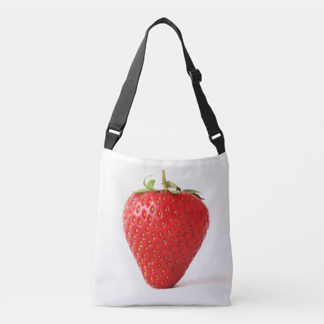One Red Strawberry cbbcna Crossbody Bag (Front)