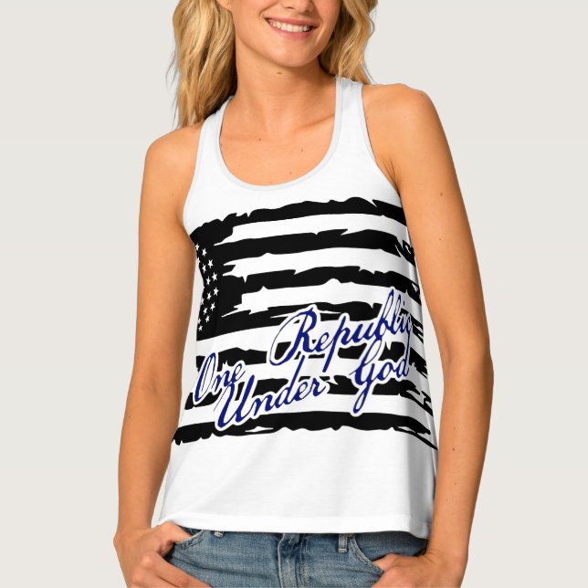One Republic Under God Women's Tank Top (Front)