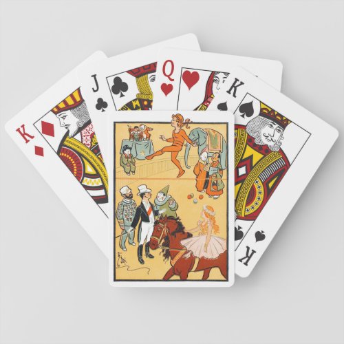 One Ring Circus The Ringmaster  Crew Playing Cards