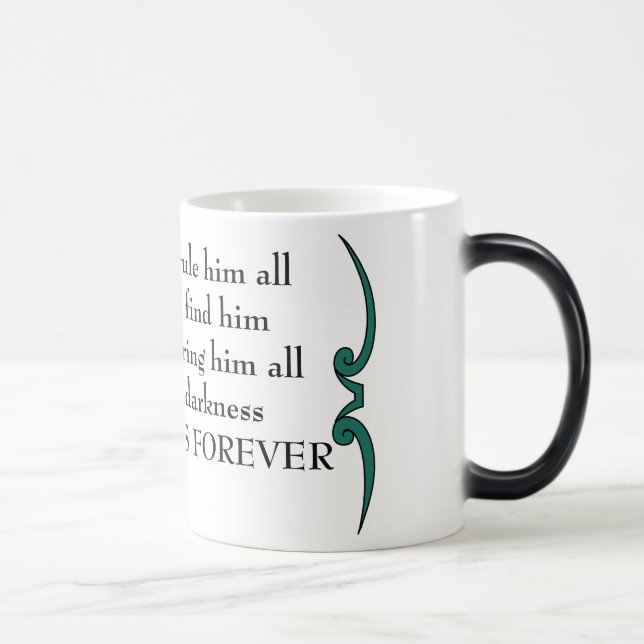One Ring to Rule Him All Engagement Mug (Right)