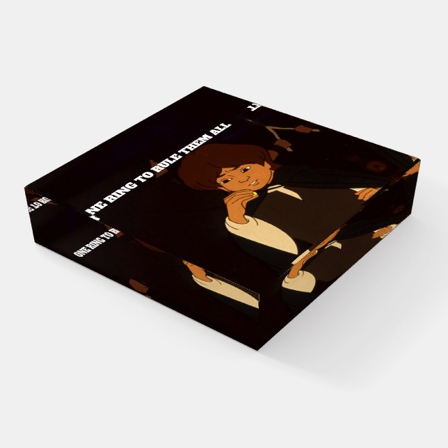 ONE RING TO RULE THEM ALL(TM) Paperweight (Angled)