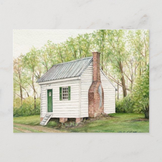 One Room House Postcard (Front)