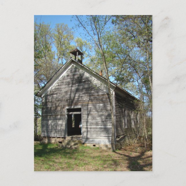 One Room School  Post Card (Front)