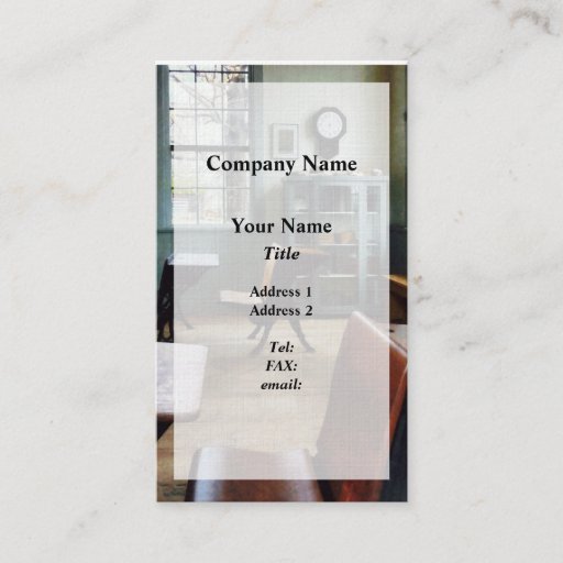 Customizable One Room Schoolhouse Business Card