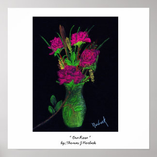 " One Rose for You " Poster