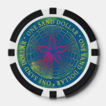 One Sand Dollar Poker Chips at Zazzle