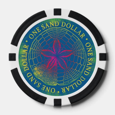 One Sand Dollar Poker Chips
