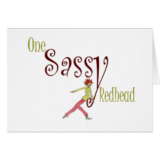 One Sassy Redhead Cards