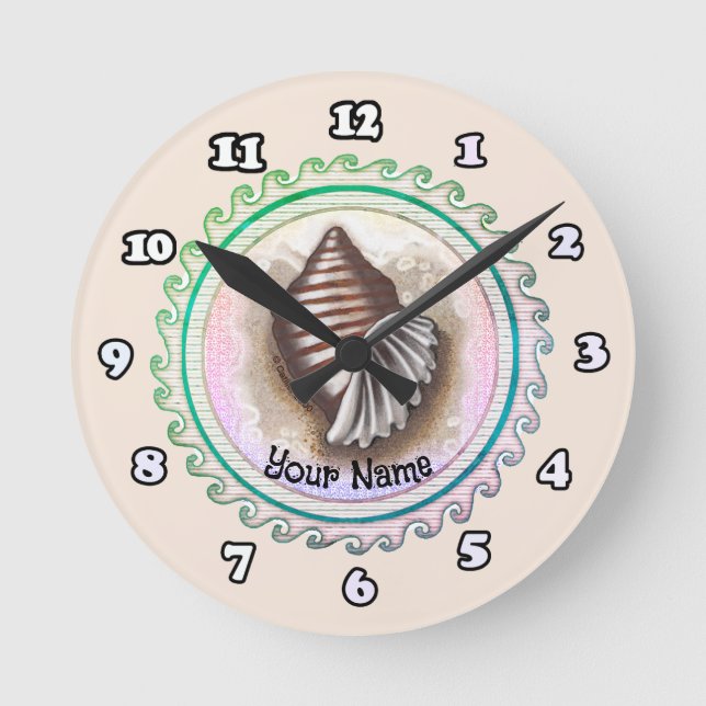 One seashell  clock (Front)