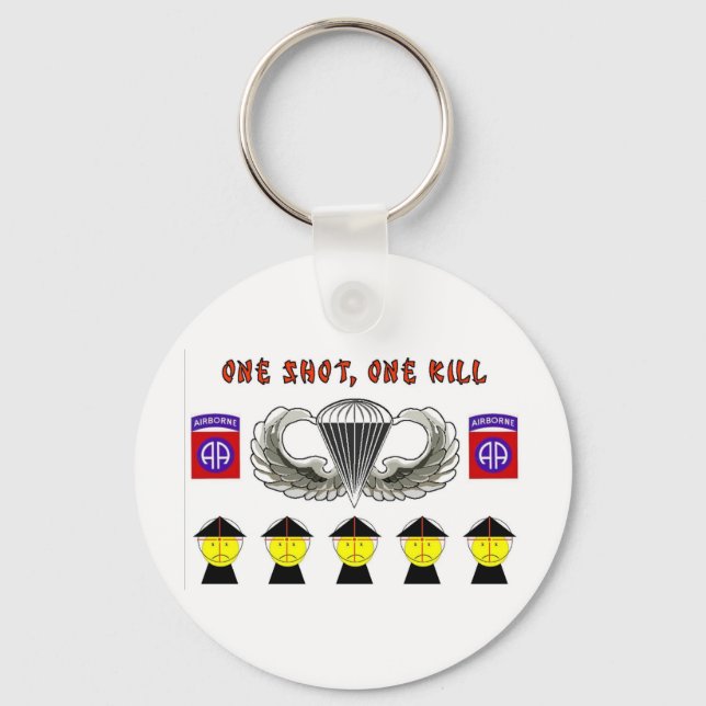 ONE SHOT, ONE KILL KEYCHAIN (Front)