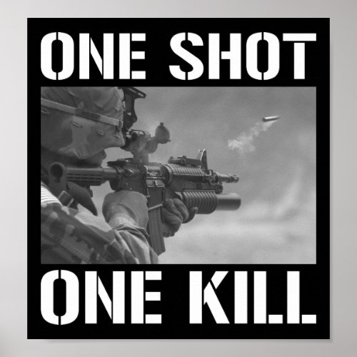 One Shot One Kill Poster