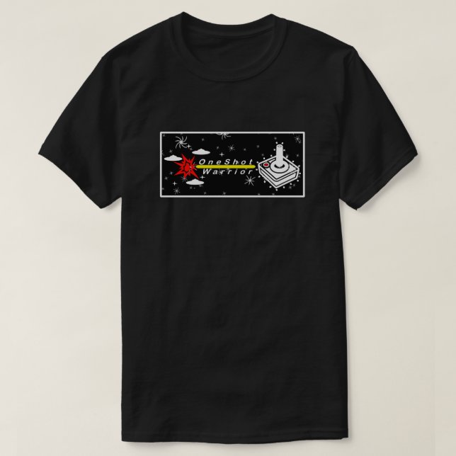 One Shot Warrior Space T-Shirt (Design Front)