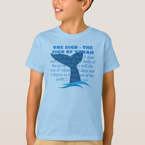 One Sign _ The Sign of Yonah Jonah T_Shirt