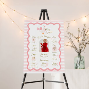 One Silly Goose 1st Birthday Milestone Sign 