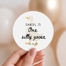 One Silly Goose 1st Birthday Party Favor