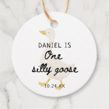One Silly Goose 1st Birthday Party Favor