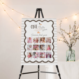 One Silly Goose 1st Birthday Photo Sign