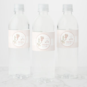 One Silly Goose Baby 1st Birthday Water Bottle Label