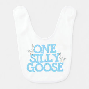One Silly Goose Baby Bib