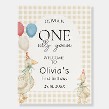 One Silly Goose Birthday Invitation