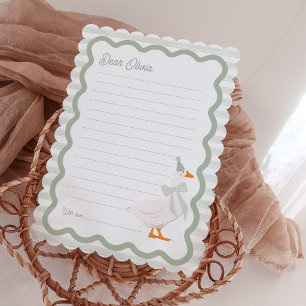One Silly Goose Boy 1st Birthday Time Capsule Card