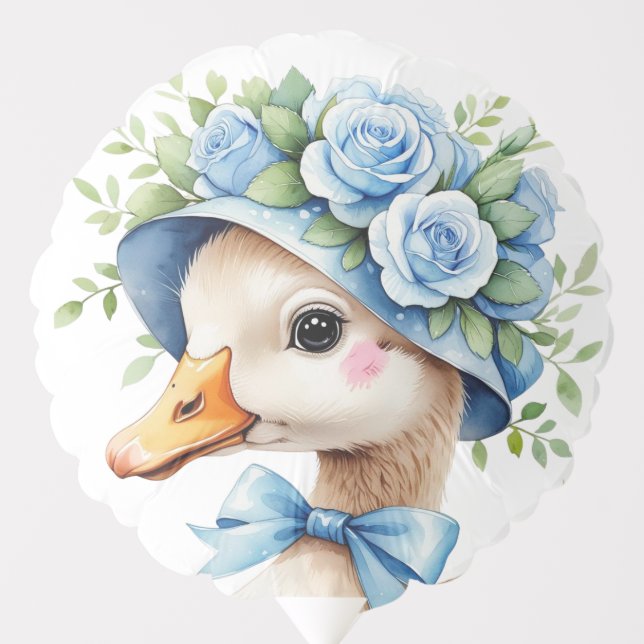 One Silly Goose Boy Birthday  Balloon (Front)