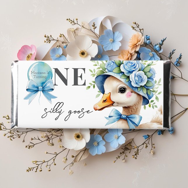One Silly Goose Boy Birthday  Hershey Bar Favors (Creator Uploaded)