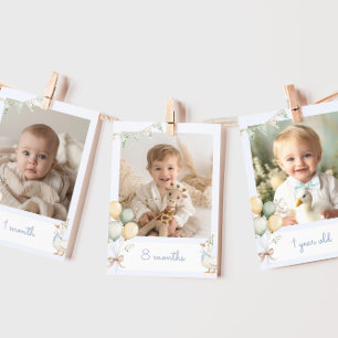 One silly goose Boy Photo monthly banner card