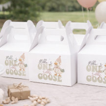 One Silly Goose Favor Box – First Birthday Goose P