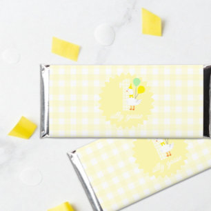 One Silly Goose Gingham 1st Birthday Hershey Bar Favors