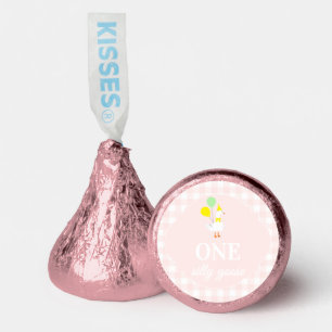 One Silly Goose Gingham 1st Birthday Hershey®'s Kisses®