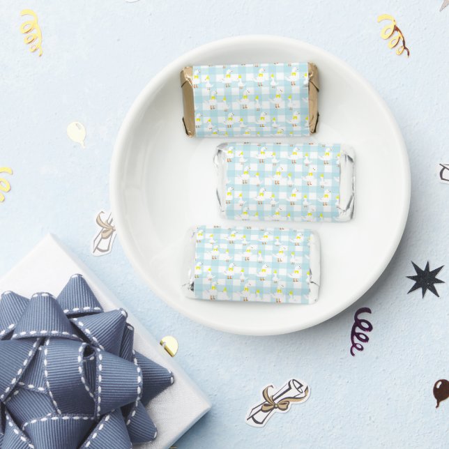 One Silly Goose Gingham 1st Birthday Hershey's Miniatures (Party)