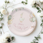 One Silly Goose Girl 1st Birthday Paper Plates<br><div class="desc">One Silly Goose Girl 1st Birthday Paper Plates
Matching items are available.</div>