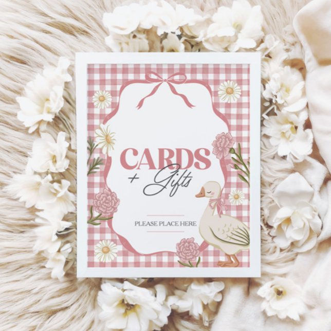 One Silly Goose Girl Pink Cards & Gifts Poster (Creator Uploaded)