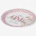 One Silly Goose Girl Pink Cottagecore Paper Plates | Zazzle