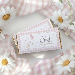 One Silly Goose Girls 1st Birthday Chocolate Party Hershey Bar Favors