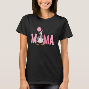 One Silly Goose Mama 1st First Birthday Family Mat T-Shirt