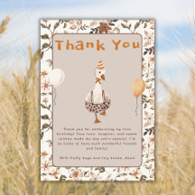One Silly Goose Neutral 1st Birthday Party 