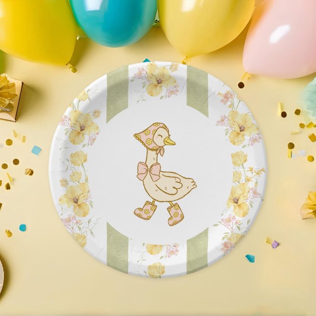 One Silly Goose Paper Plate (Creator Uploaded)