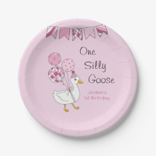 One Silly Goose Paper Plates
