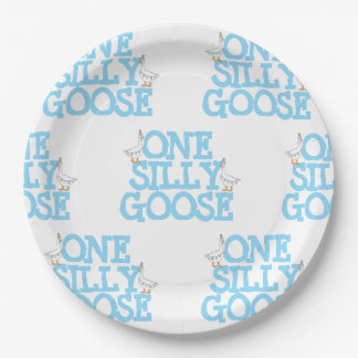 One Silly Goose  Paper Plates