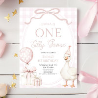ONE Silly Goose Pink 1st Birthday Party