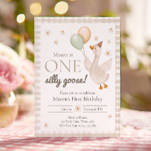 One Silly Goose Spring Party Farm First Birthday