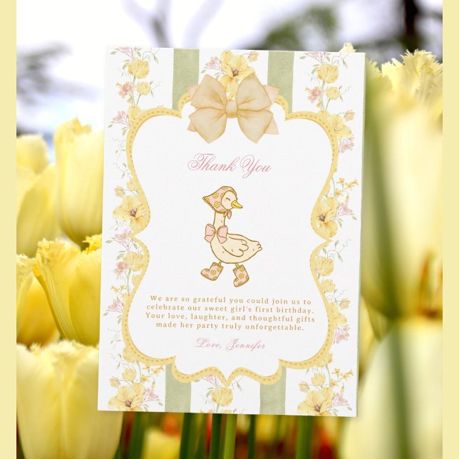 One Silly Goose  Thank You Card (Creator Uploaded)