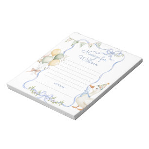 One Silly Goose time capsule message Notepad