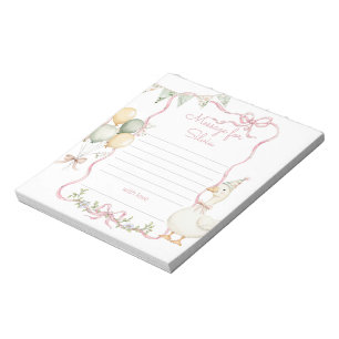 One Silly Goose time capsule message Notepad